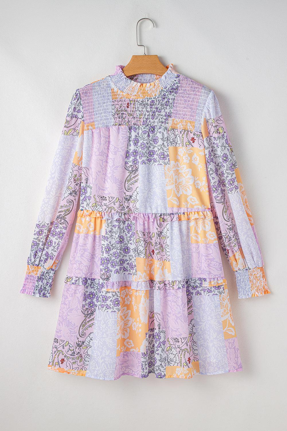 Jurk met Bloemenprint en Ruffles - Floral Dresses - Jurkjes.co