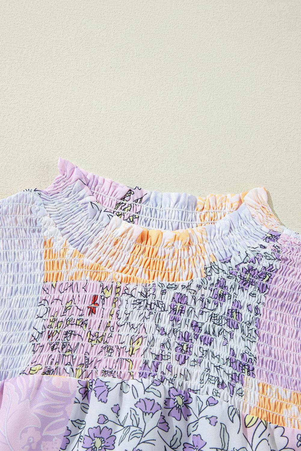 Jurk met Bloemenprint en Ruffles - Floral Dresses - Jurkjes.co