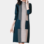 Jurk met Geometrisch Patroon - Women Summer Dress - Jurkjes.co