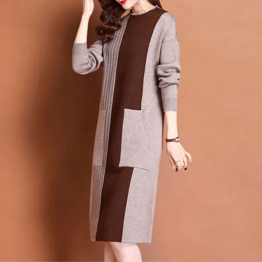 Jurk met Geometrisch Patroon - Women Summer Dress - Jurkjes.co