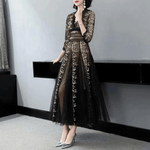 Kanten Jurk met Bloemenpatroon - CB - Dresses - Jurkjes.co