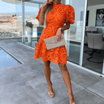 Kanten Jurk met Subtiele Uitsnijdingen - Dresses - Jurkjes.co