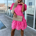 Kanten Jurk met Subtiele Uitsnijdingen - Dresses - Jurkjes.co