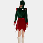 Kerstjurk met Speelse Elfdetails - Women Summer Dress - Jurkjes.co