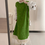 Klassieke Jurk met Effen Patroon - Women Summer Dress - Jurkjes.co