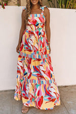 Kleurrijke Maxi Zomerjurk - Maxi Dresses - Jurkjes.co
