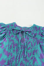 Lange Jurk met Abstracte Print - Maxi Dresses - Jurkjes.co