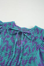 Lange Jurk met Abstracte Print - Maxi Dresses - Jurkjes.co