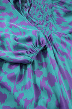 Lange Jurk met Abstracte Print - Maxi Dresses - Jurkjes.co