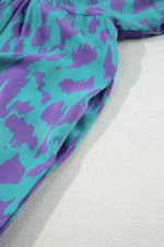 Lange Jurk met Abstracte Print - Maxi Dresses - Jurkjes.co