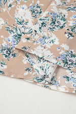 Lange Jurk met Bloemenprint en Smock Taille - Maxi Dresses - Jurkjes.co