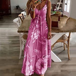 Lange Jurk met Bloemenprint - Women Summer Dress - Jurkjes.co