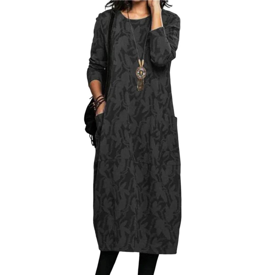 Lange Jurk met Camouflageprint - Dresses - Jurkjes.co