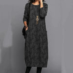 Lange Jurk met Camouflageprint - Dresses - Jurkjes.co