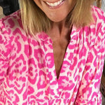 Lange Jurk met Dierenprint - Dresses - Jurkjes.co