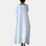 Lange Jurk met Effen Ontwerp - CB - Dresses - Jurkjes.co