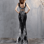 Lange Jurk met Elegant Borduurwerk - Dresses - Jurkjes.co