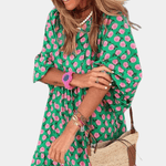 Lange Jurk met Polka Dots - CB- Dresses - Jurkjes.co