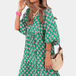 Lange Jurk met Polka Dots - CB- Dresses - Jurkjes.co