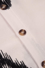 Lange Overhemdjurk met Geometrische Print - Maxi Dresses - Jurkjes.co