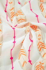 Losse Jurk met Geometrisch Patroon - Mini Dresses - Jurkjes.co