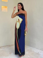 Maxi Jurk met Abstracte Print - Maxi Dresses - Jurkjes.co