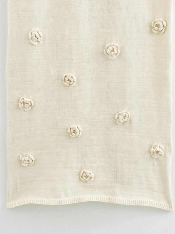 Maxi Jurk met Bloemenapplicaties - Midi Dresses - Jurkjes.co