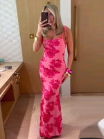 Maxi Jurk met Bloemenborduurwerk - Maxi Dresses - Jurkjes.co