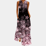 Maxi Jurk met Bloemenprint - CB - Dresses - Jurkjes.co