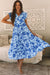 Maxi Jurk met Bloemenprint en Flutter Mouwen - Floral Dresses - Jurkjes.co