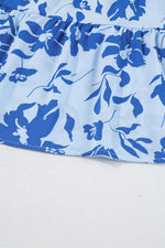 Maxi Jurk met Bloemenprint en Flutter Mouwen - Floral Dresses - Jurkjes.co