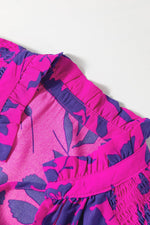 Maxi Jurk met Bloemenprint en Flutter Mouwen - Floral Dresses - Jurkjes.co