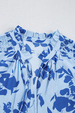 Maxi Jurk met Bloemenprint en Flutter Mouwen - Floral Dresses - Jurkjes.co