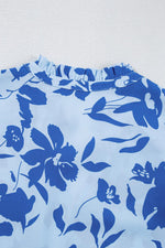 Maxi Jurk met Bloemenprint en Flutter Mouwen - Floral Dresses - Jurkjes.co