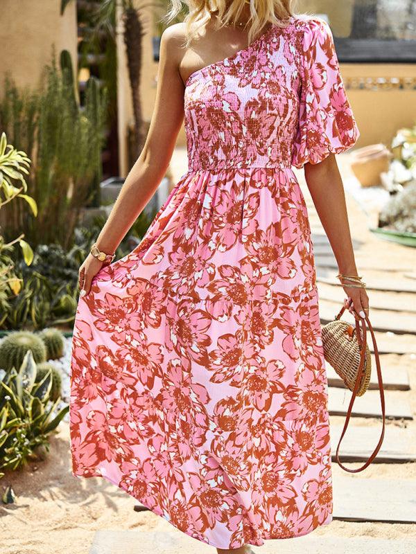 Maxi Jurk met Bloemenprint en Off-Shoulder - Maxi Dresses - Jurkjes.co
