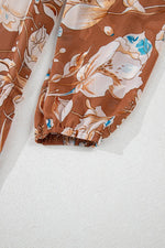 Maxi Jurk met Bloemenprint en Shirred Taille - Maxi Dresses - Jurkjes.co