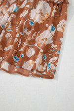 Maxi Jurk met Bloemenprint en Shirred Taille - Maxi Dresses - Jurkjes.co