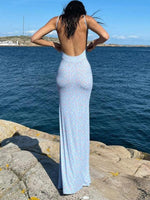 Maxi Jurk met Bloemenprint en Slim Fit - Maxi Dresses - Jurkjes.co