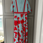 Maxi Jurk met Bloemenprint en V-hals - Dresses - Jurkjes.co