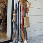 Maxi Jurk met Bloemenprint en Zakken - Women Summer Dress - Jurkjes.co