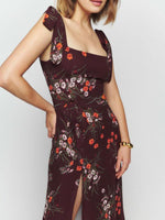 Maxi Jurk met Bloemenprint en Zijsplit - Maxi Dresses - Jurkjes.co