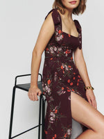 Maxi Jurk met Bloemenprint en Zijsplit - Maxi Dresses - Jurkjes.co