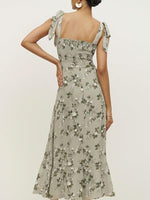 Maxi Jurk met Bloemenprint en Zijsplit - Maxi Dresses - Jurkjes.co