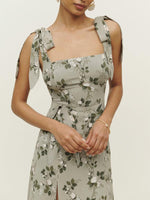 Maxi Jurk met Bloemenprint en Zijsplit - Maxi Dresses - Jurkjes.co