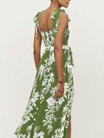 Maxi Jurk met Bloemenprint en Zijsplit - Maxi Dresses - Jurkjes.co