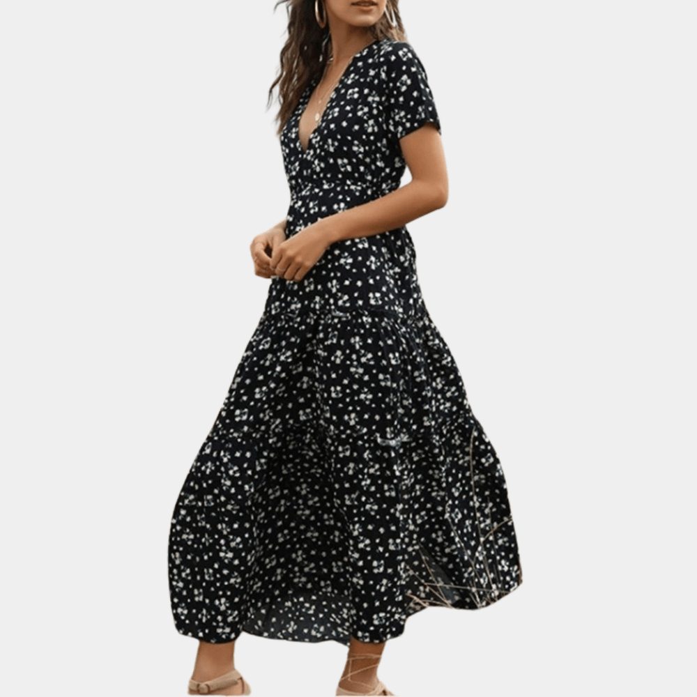Maxi Jurk met Bloemenprint - Women Summer Dress - Jurkjes.co