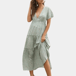 Maxi Jurk met Bloemenprint - Women Summer Dress - Jurkjes.co