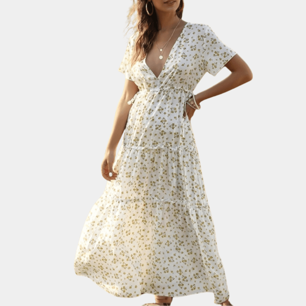 Maxi Jurk met Bloemenprint - Women Summer Dress - Jurkjes.co