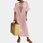 Maxi Jurk met Bohemian Detail - Women Summer Dress - Jurkjes.co