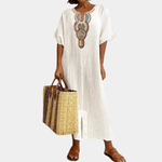 Maxi Jurk met Bohemian Detail - Women Summer Dress - Jurkjes.co